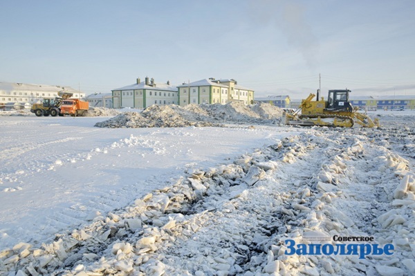 Строительство больничного городка в поселке Тазовский 